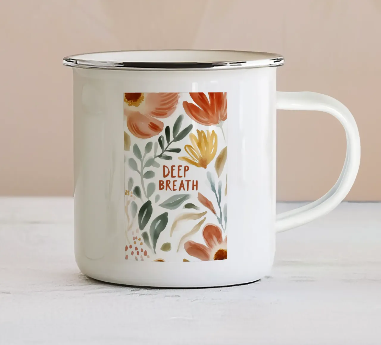Deep Breath tazza in smalto da treechild