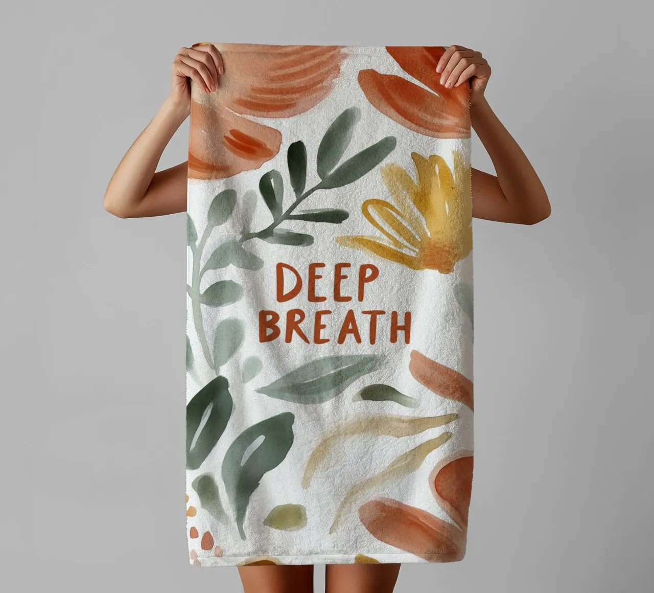 Deep Breath asciugamano da bagno da treechild