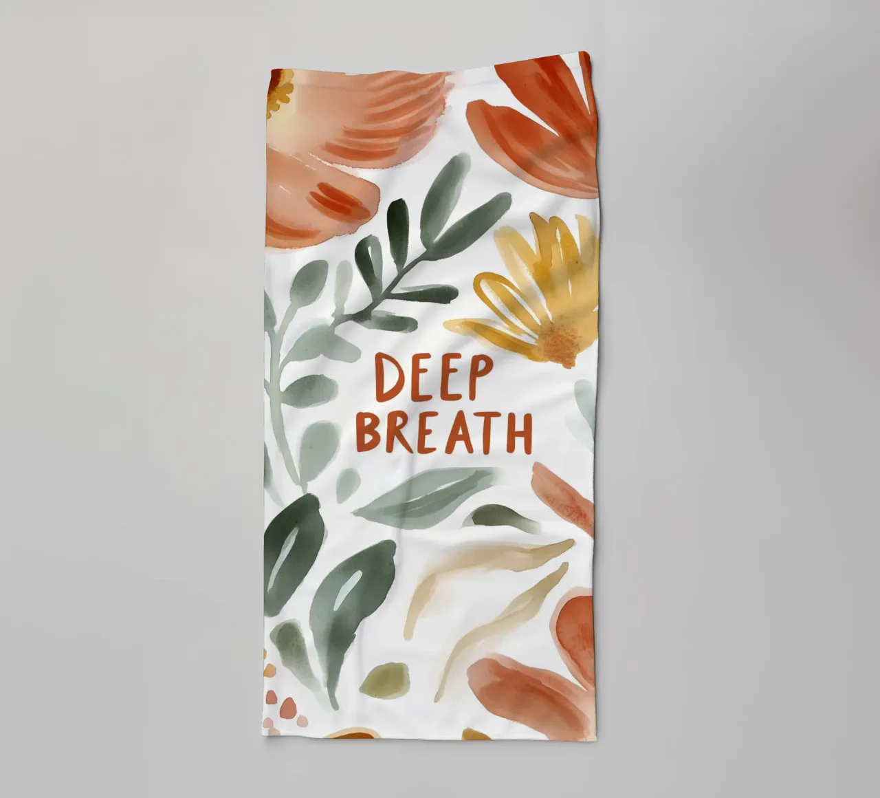 Deep Breath asciugamano da bagno da treechild