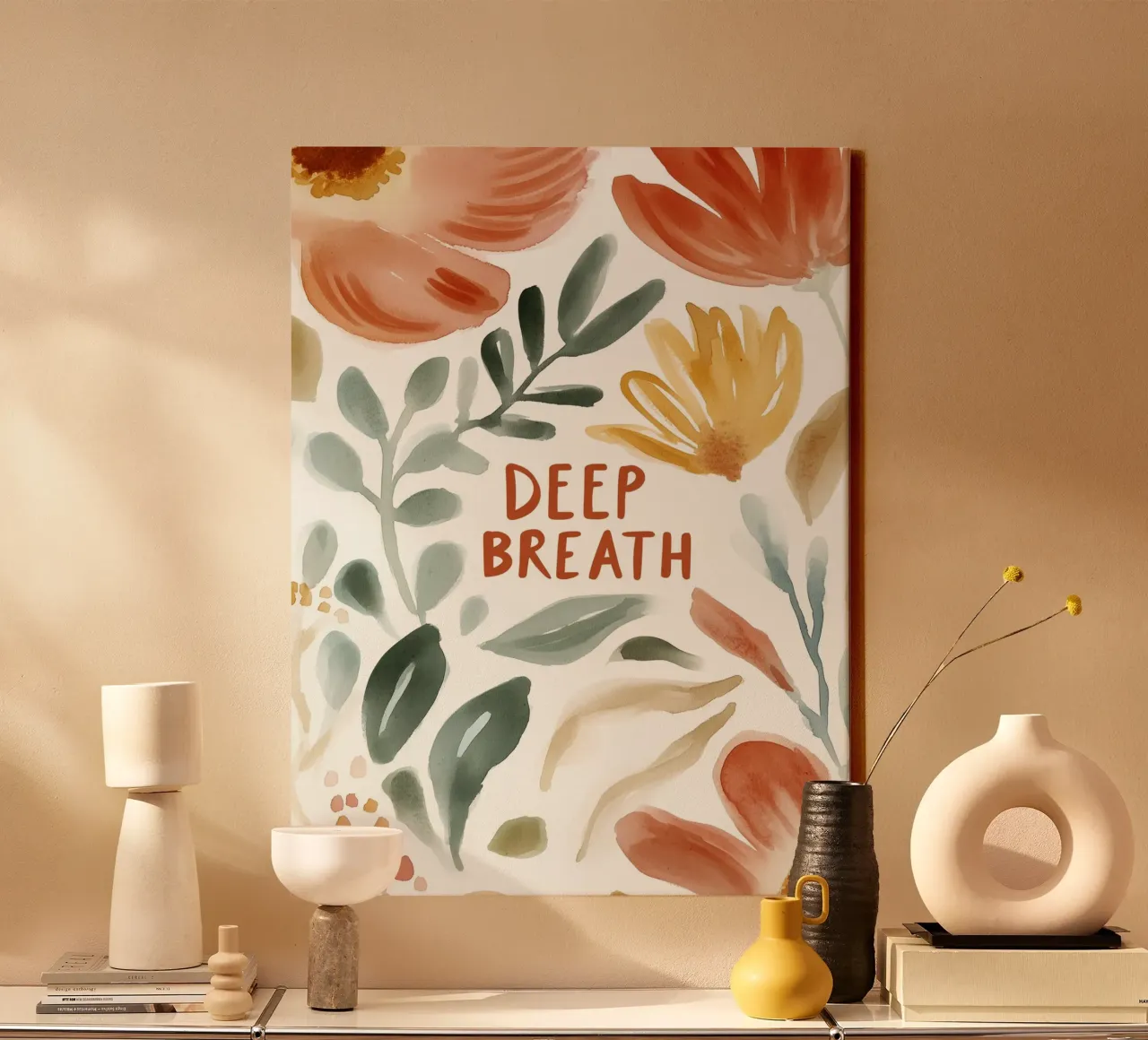 Deep Breath tela con Cornice a cassetta da treechild