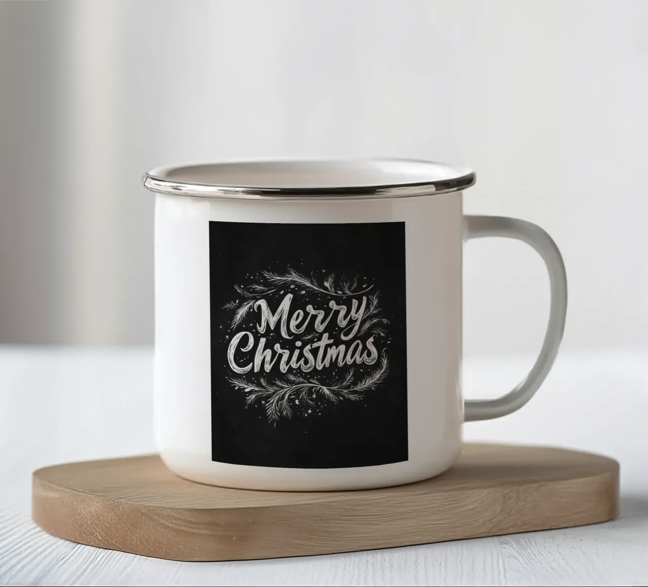Merry Christmas tazza in smalto da treechild