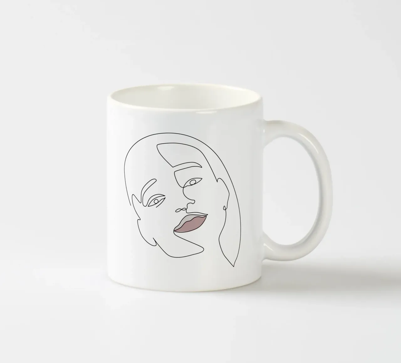 A smile from Eva tazza in ceramica da MissVeroonica
