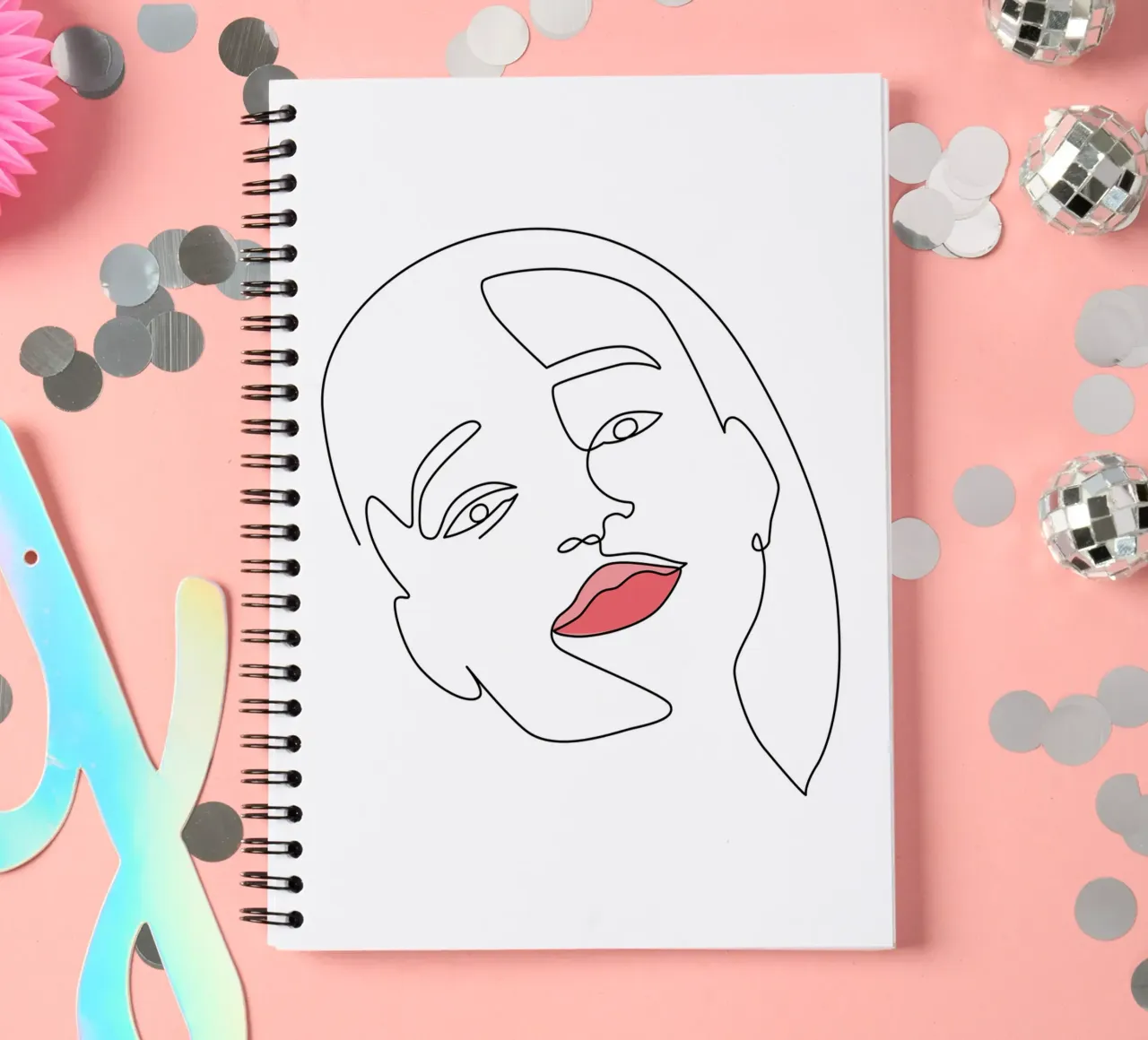 A smile from Eva spiral notebook by MissVeroonica