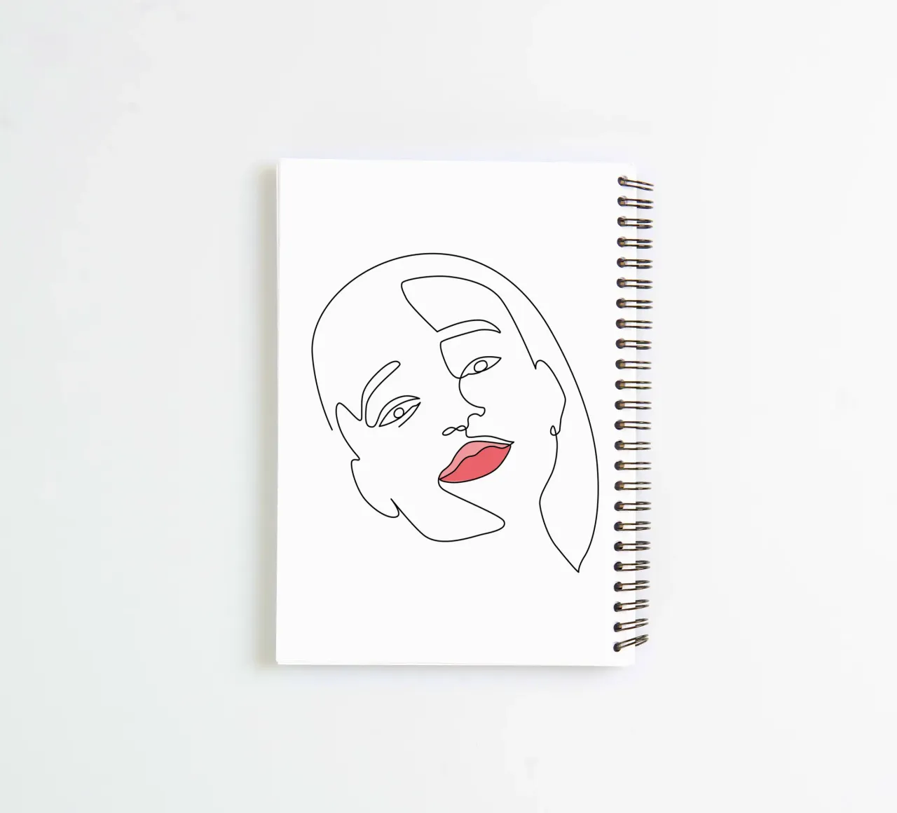A smile from Eva spiral notebook by MissVeroonica