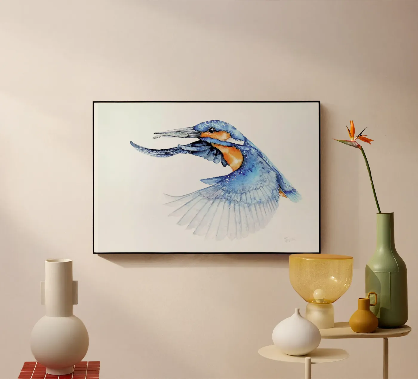Kingfisher plexiglas de Karolina Kijak