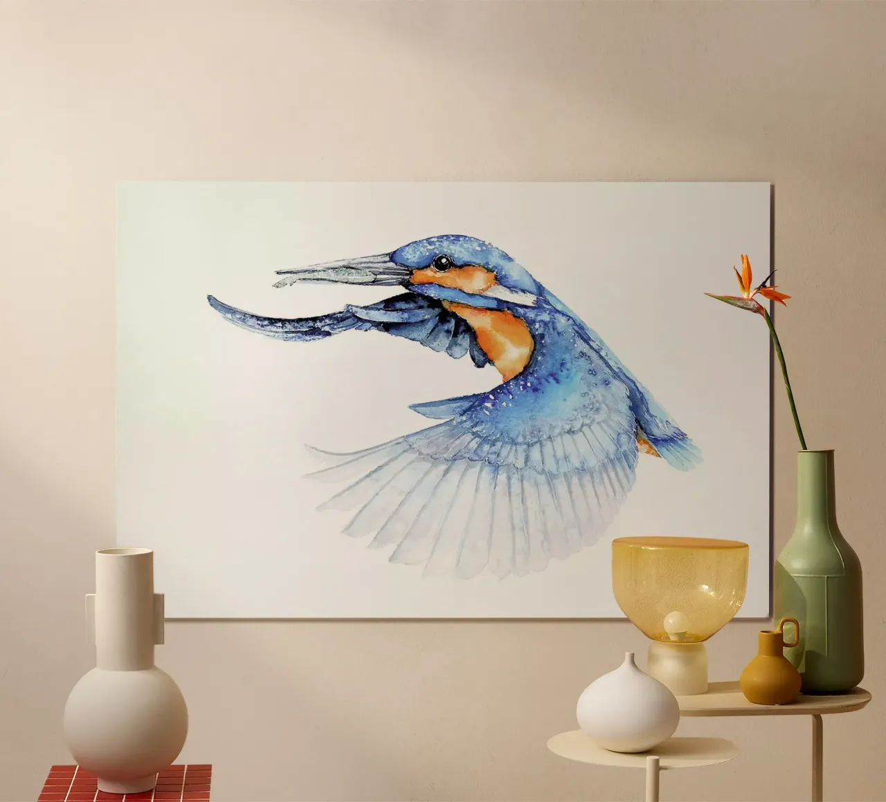 Kingfisher carta hahnemühle da Karolina Kijak
