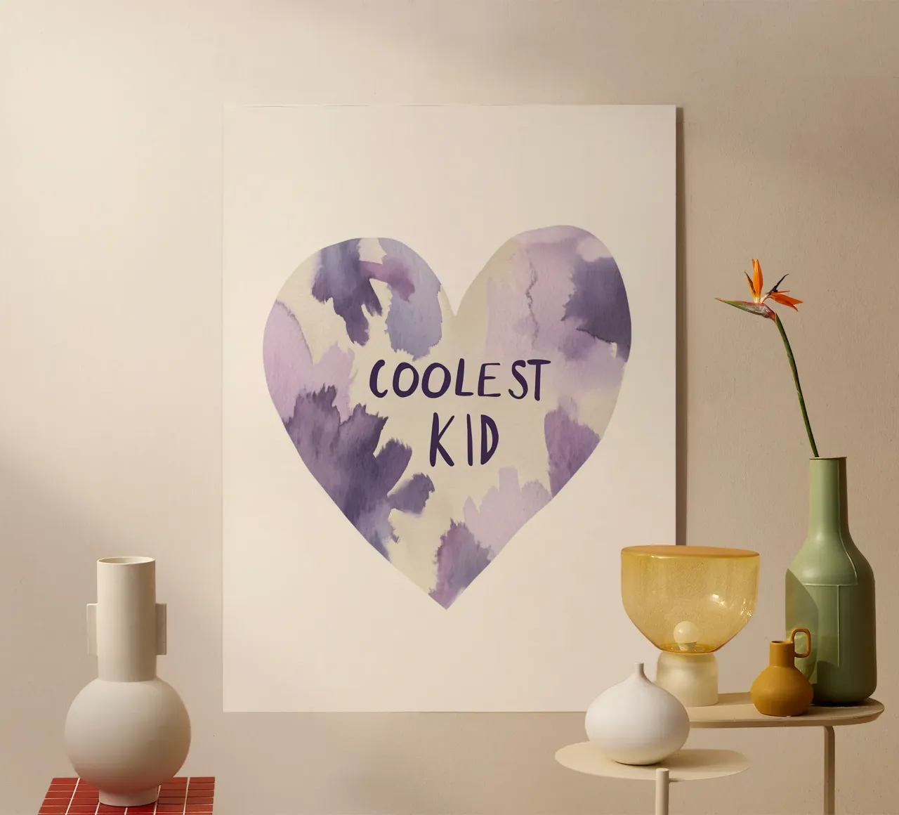 Coolest Kid acrylic glass by treechild