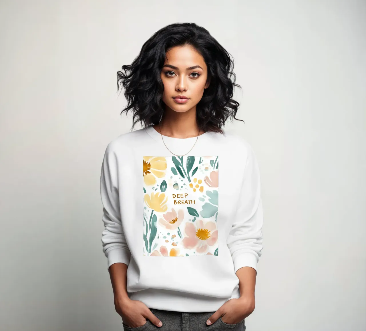 Deep Breath No 2 felpa da treechild