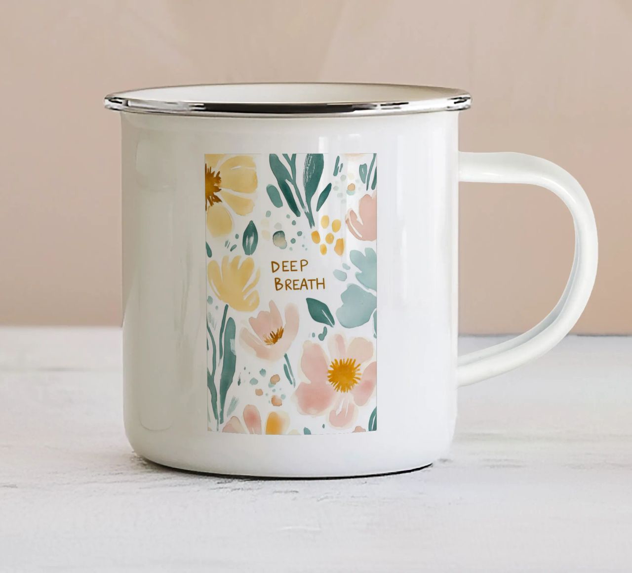 Deep Breath No 2 tazza in smalto da treechild