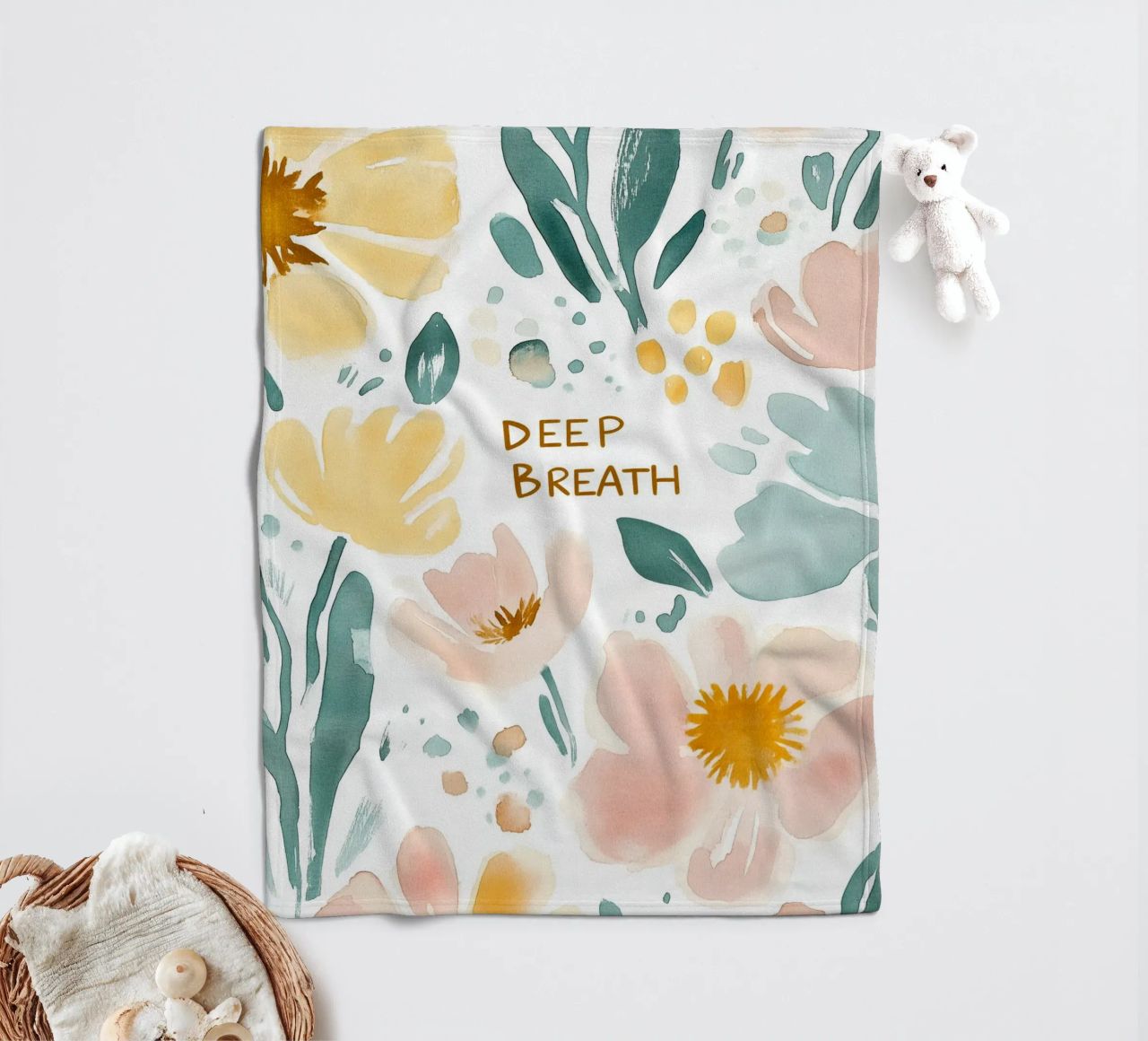 Deep Breath No 2 coperta in pile da treechild