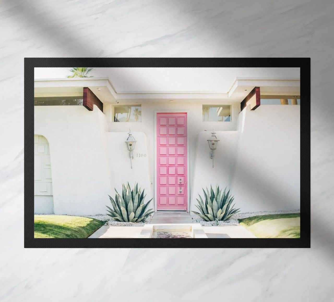 That Pink Door doormat by patiphotography