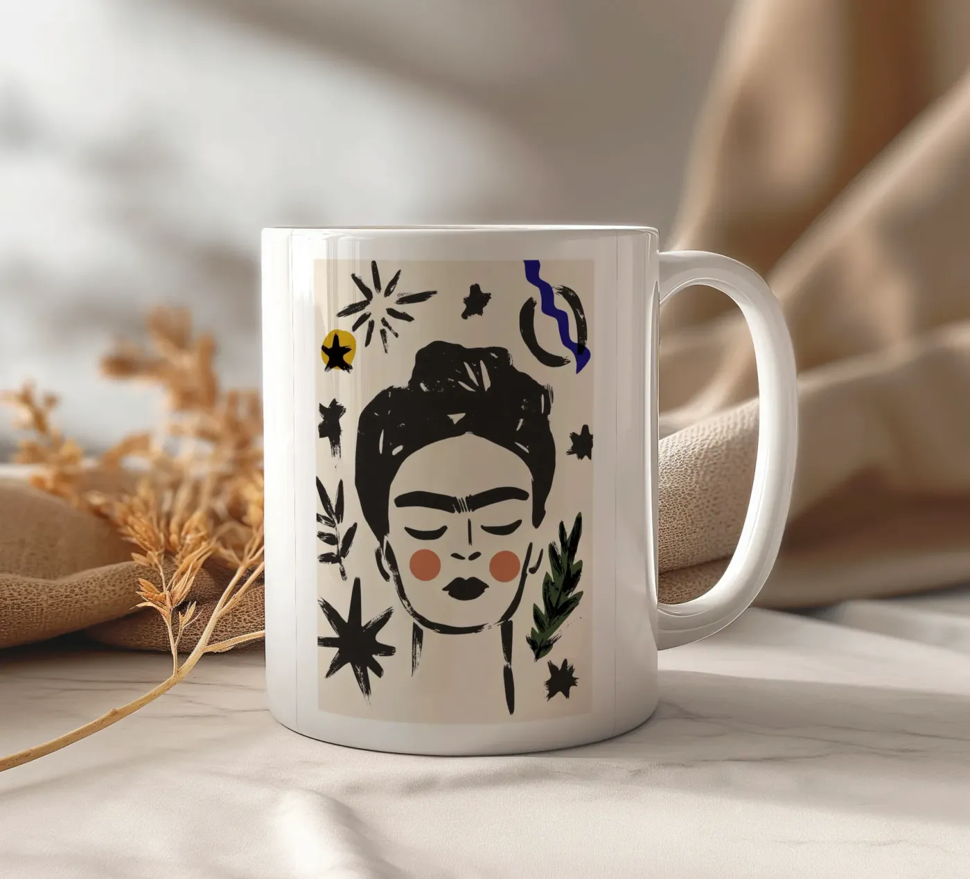 Open Mind ceramic mug by treechild