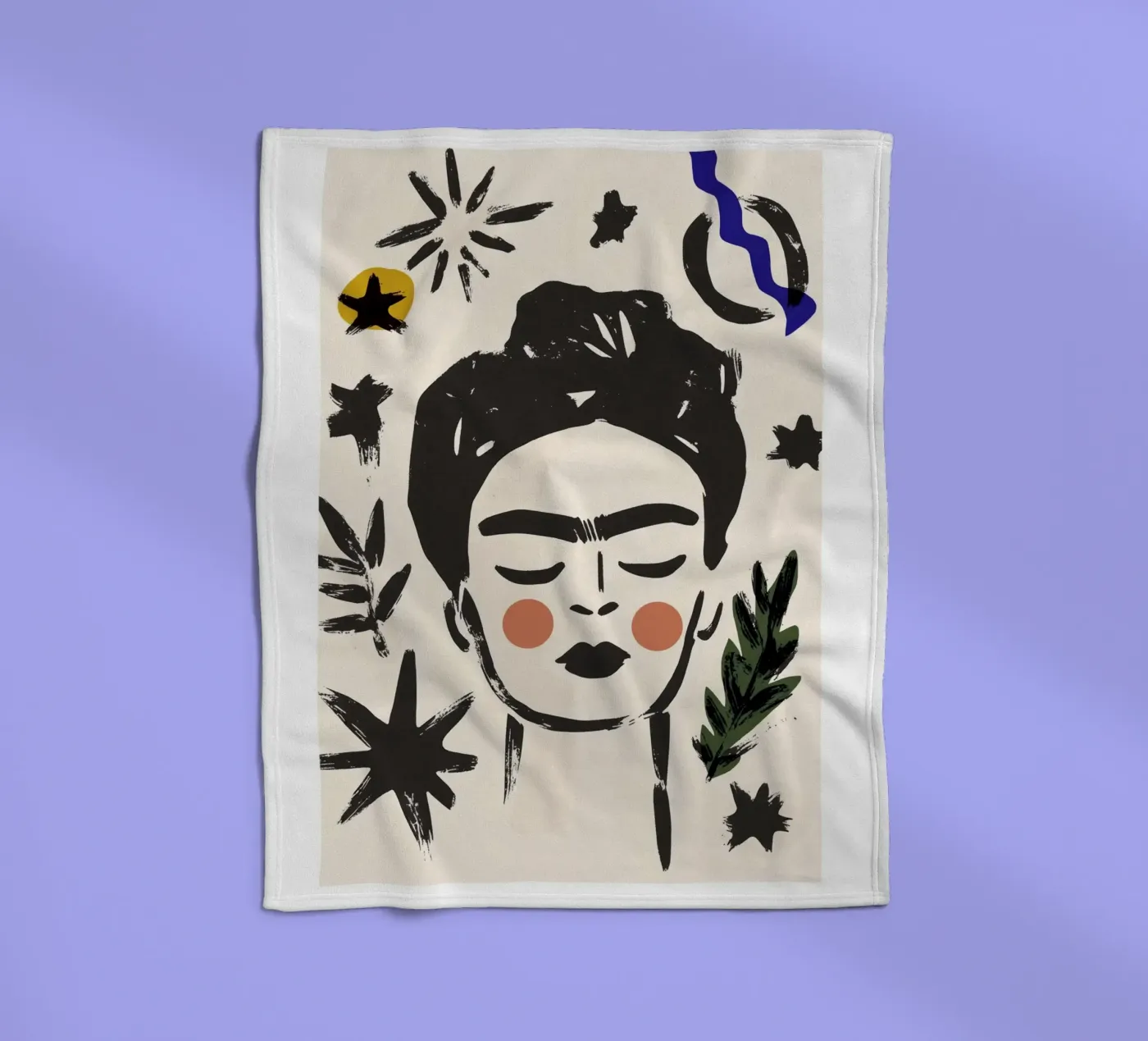 Open Mind fleece blanket by treechild