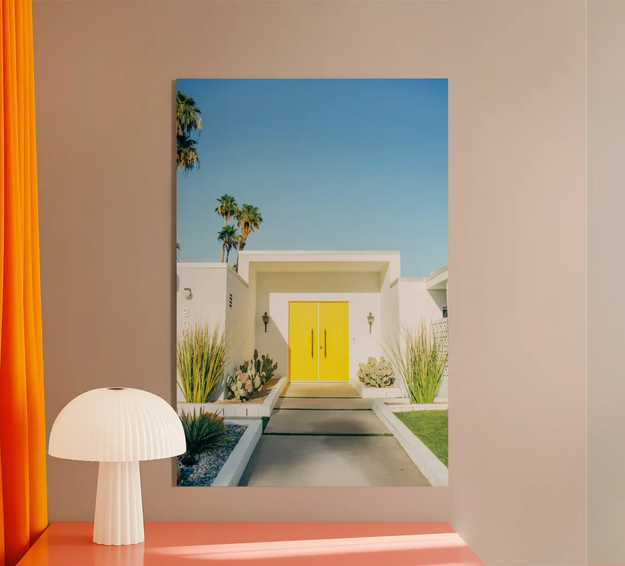 Yellow Door plexiglass da patiphotography