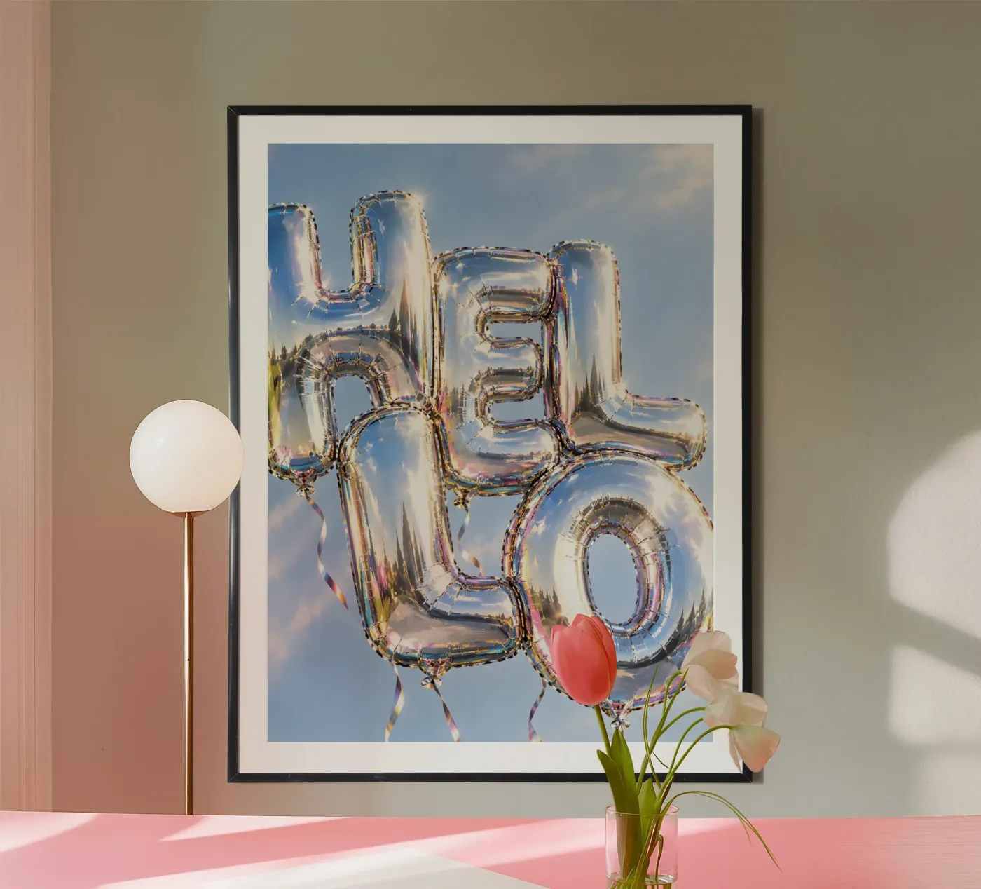Hello poster by Tamsen Design