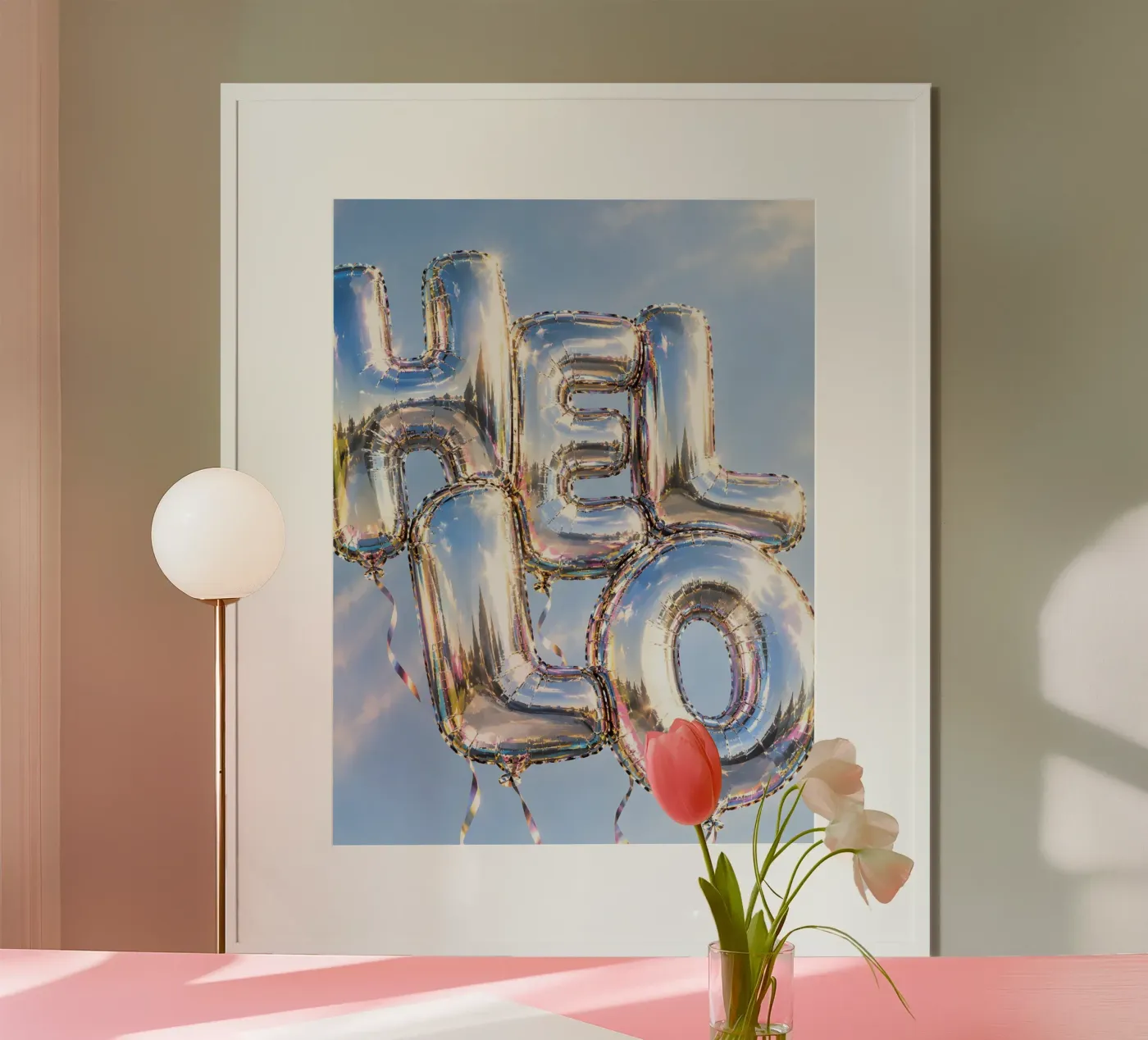 Hello poster by Tamsen Design