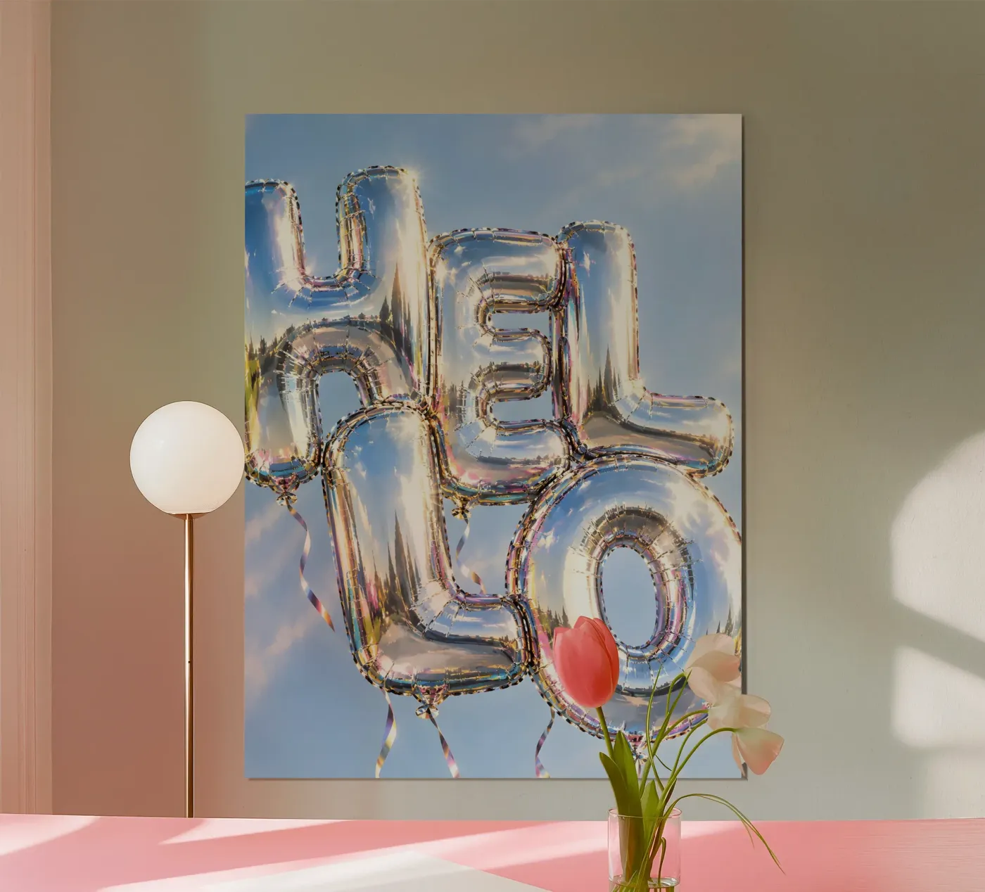 Hello poster by Tamsen Design