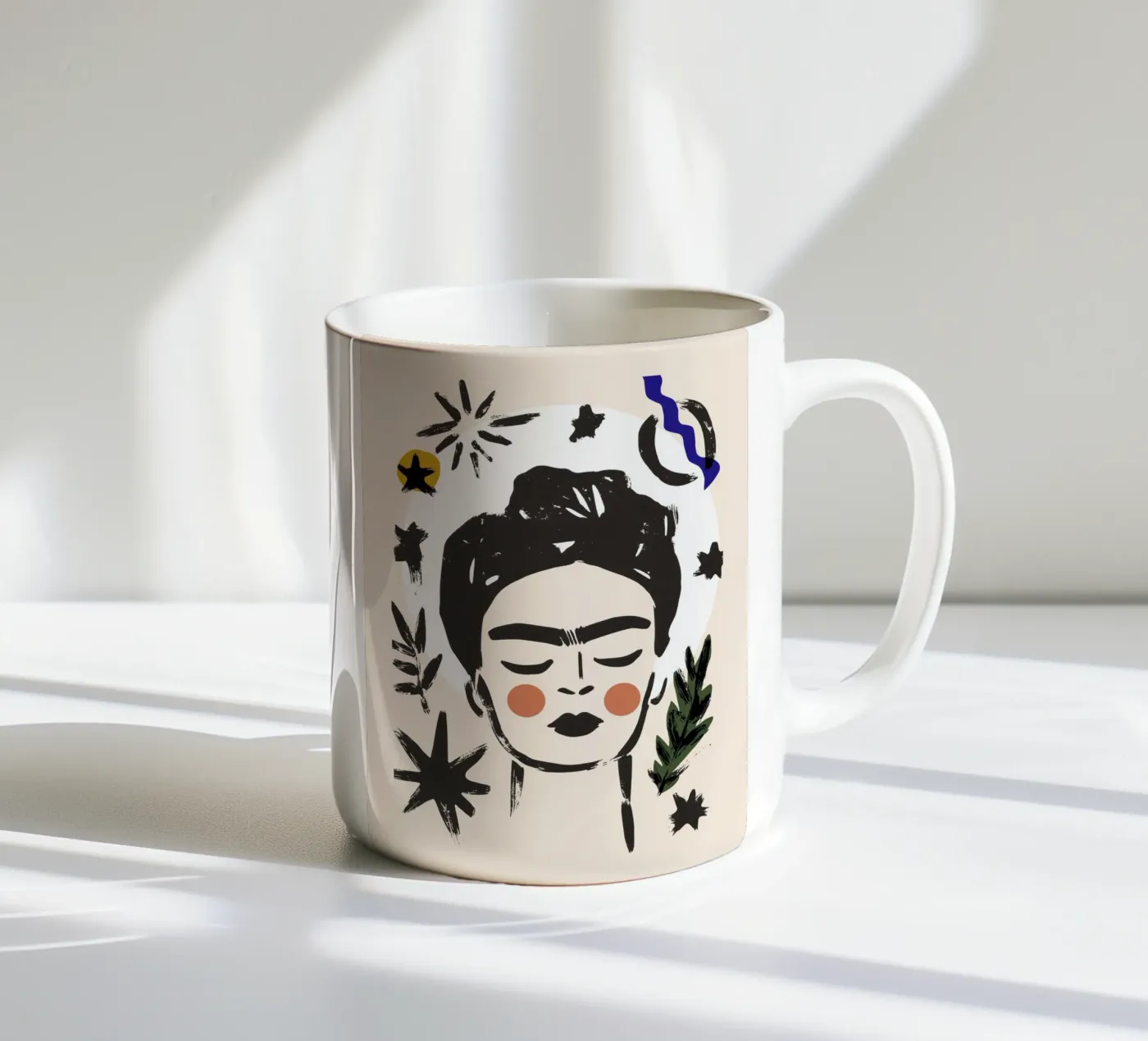 Open Mind (Version 2) keramische mok van treechild