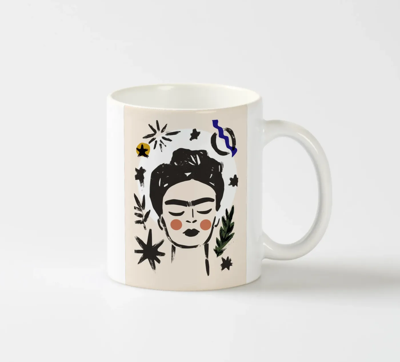 Open Mind (Version 2) keramische mok van treechild