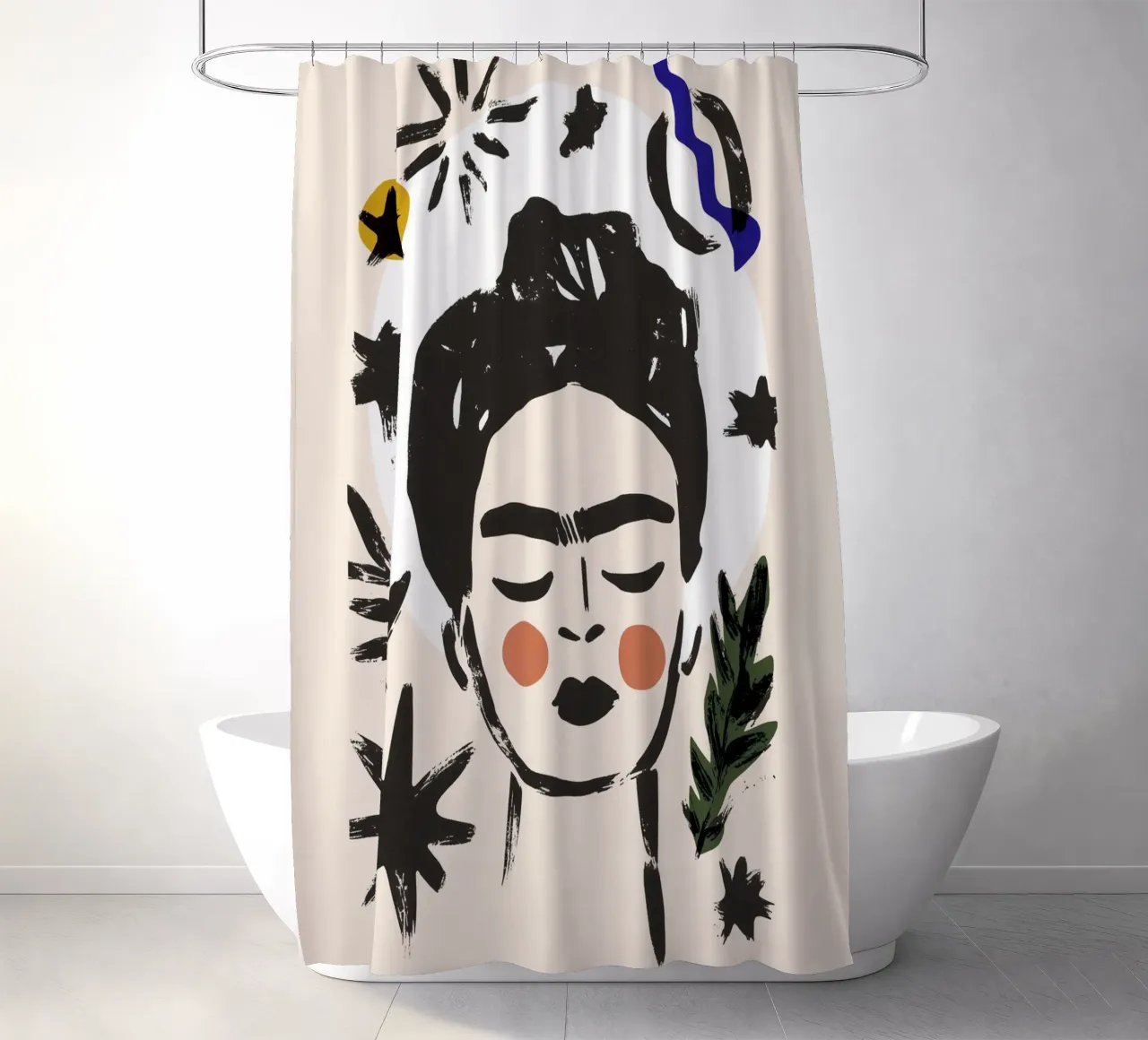 Open Mind (Version 2) douchegordijn van treechild