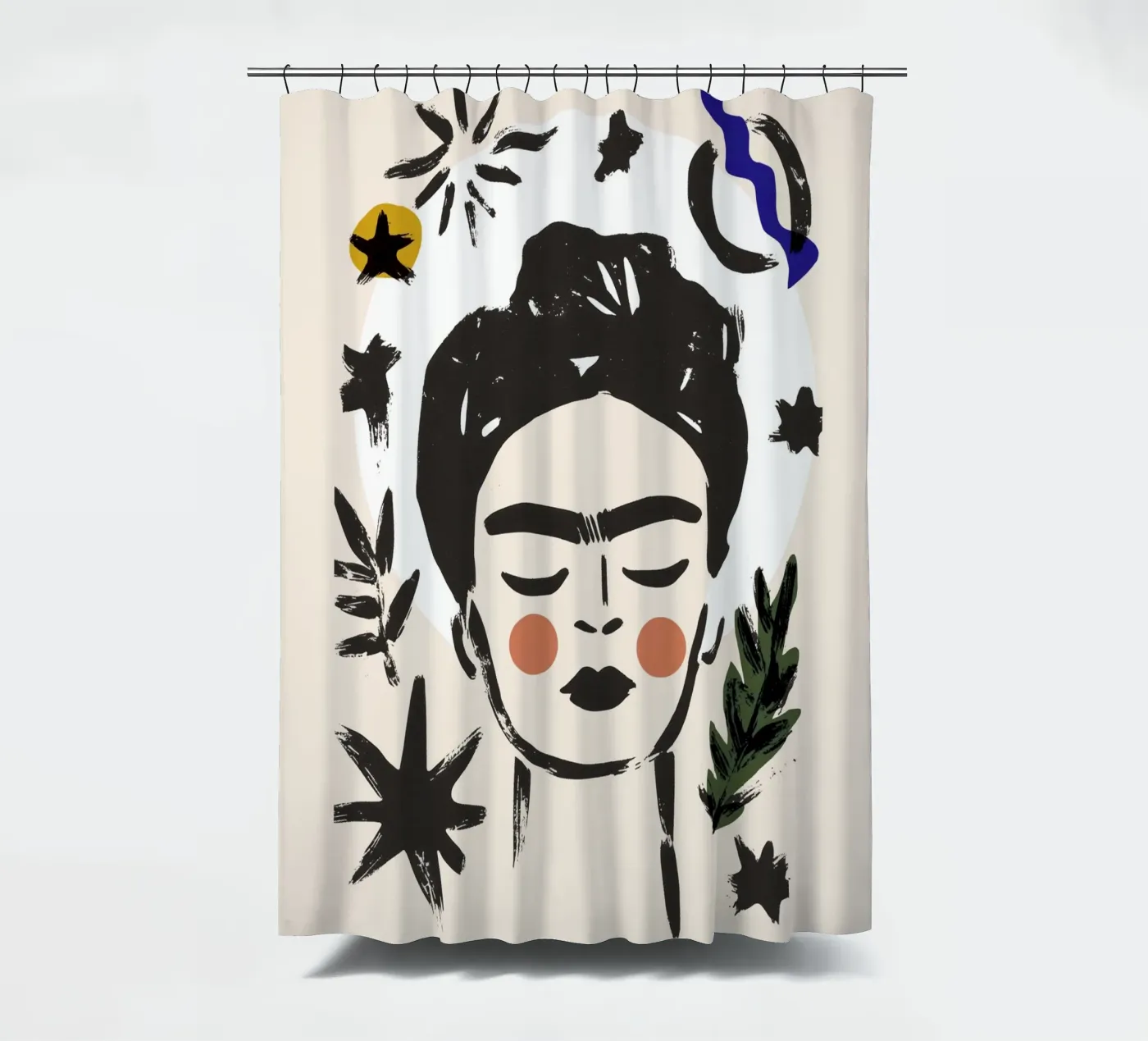 Open Mind (Version 2) Duschvorhang von treechild