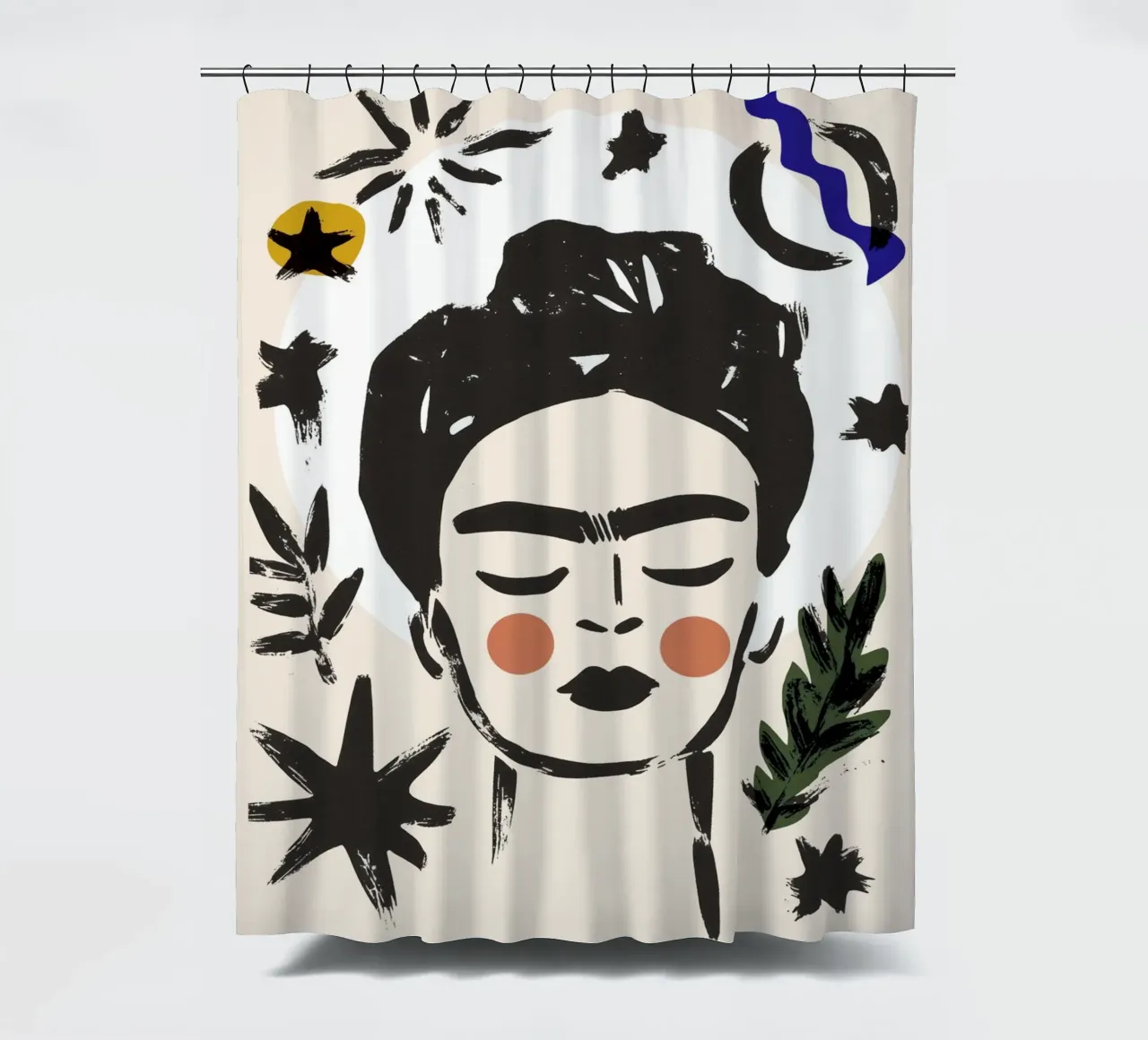 Open Mind (Version 2) douchegordijn van treechild