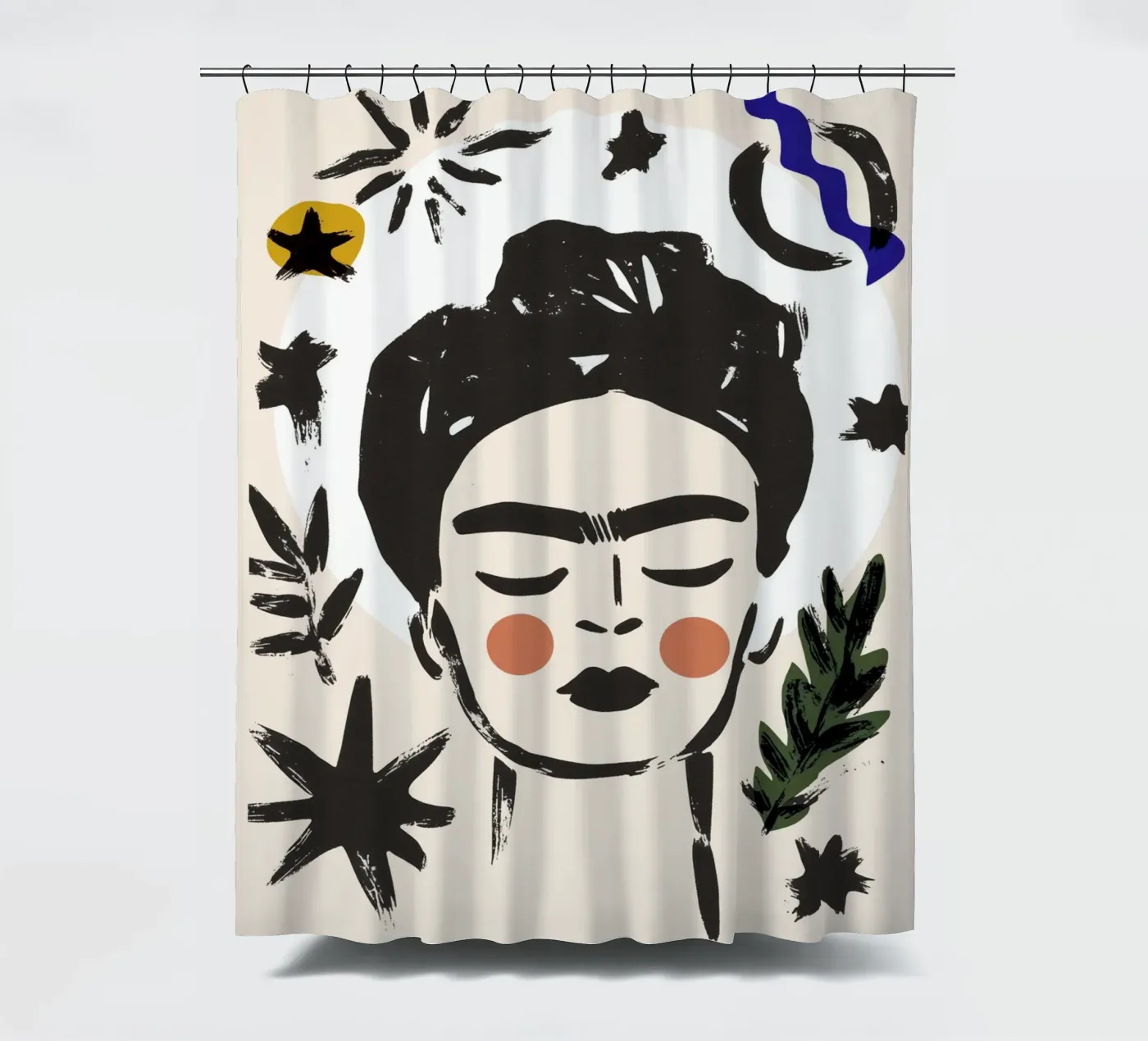 Open Mind (Version 2) Duschvorhang von treechild