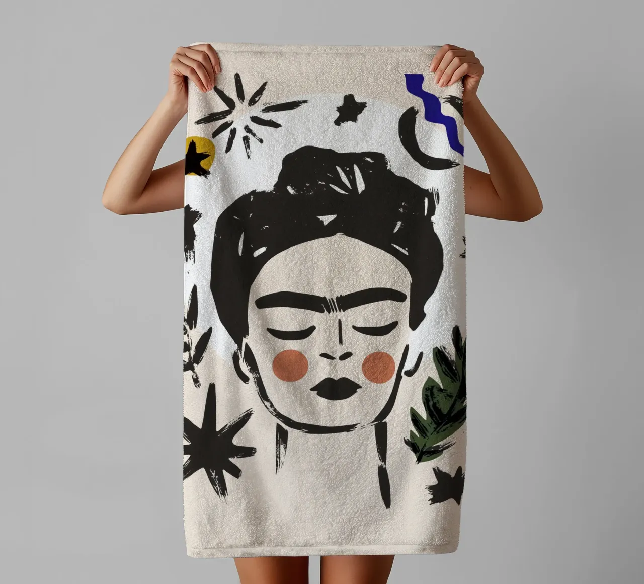 Open Mind (Version 2) towel by treechild