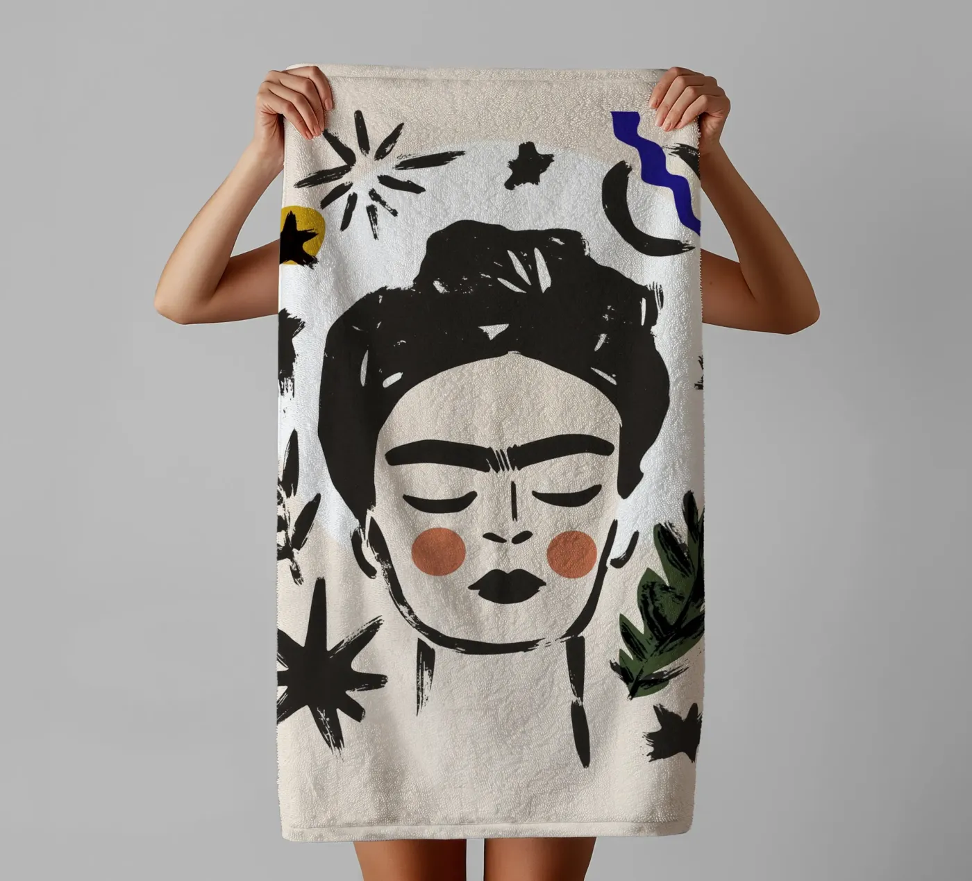 Open Mind (Version 2) serviette de bain de treechild