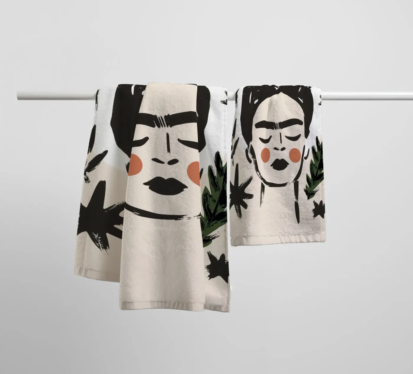 Open Mind (Version 2) serviette de bain de treechild