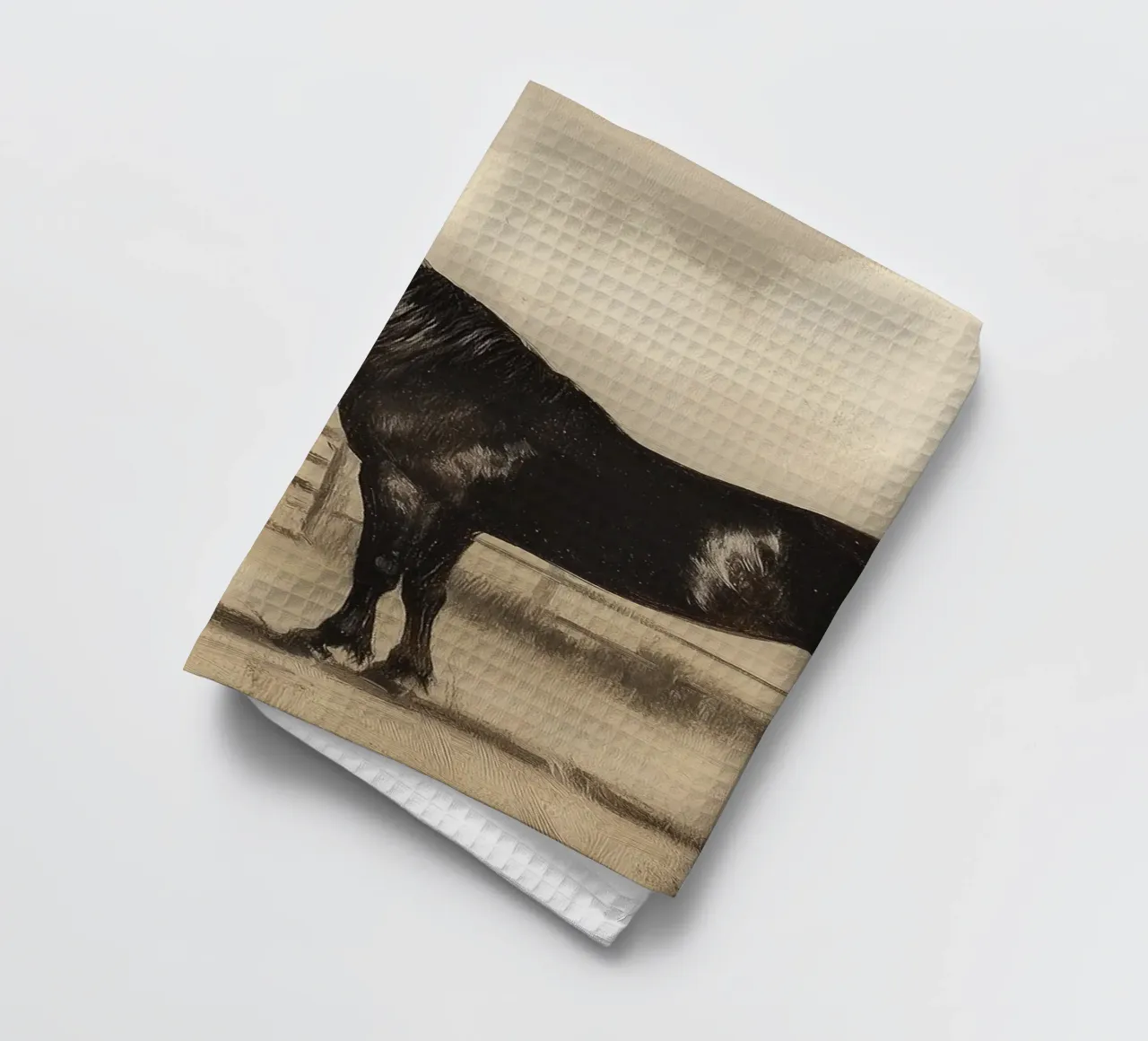Rester sauvage et libre torchon de Melloi Art Print
