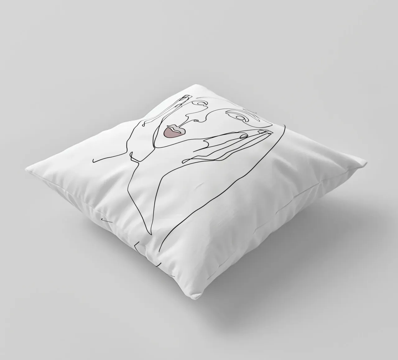 Lisa listens to my story cuscino da MissVeroonica