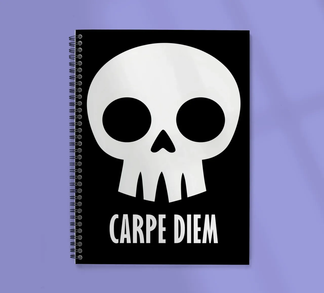 Carpe Diem | Seize the day | Motivation spiral notebook by Autofocus