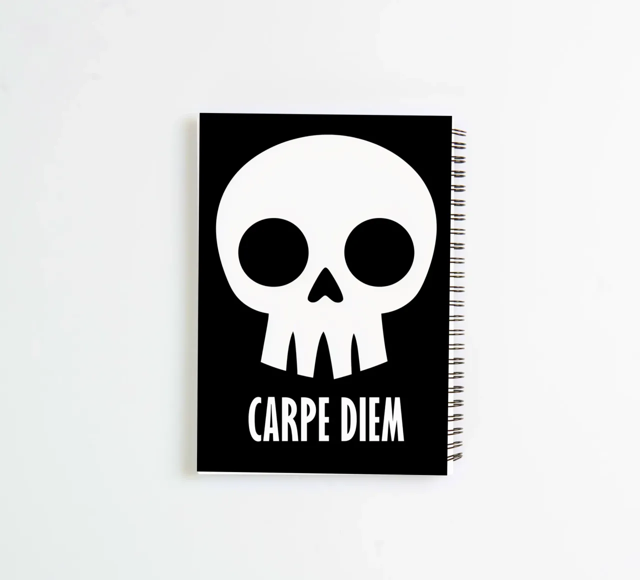 Carpe Diem | Seize the day | Motivation spiral notebook by Autofocus