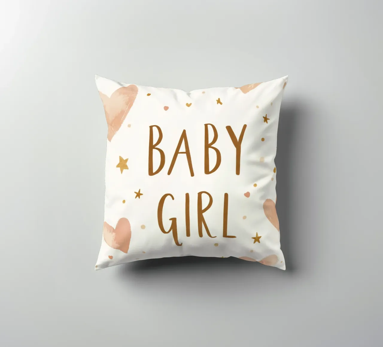 Baby Girl No 2 Kissen von treechild