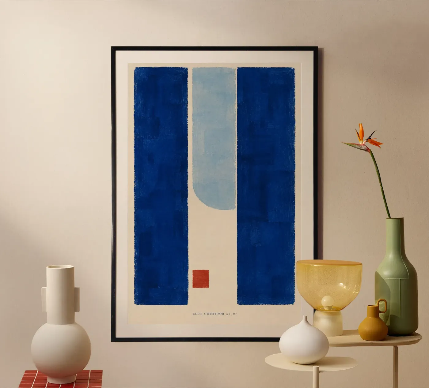 Blue Corridor No. 07 poster da GEOMETRIC STUDIO