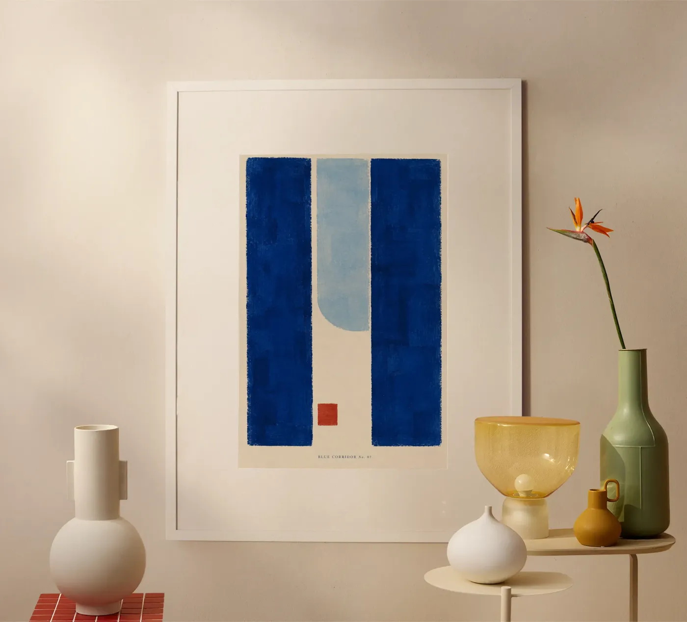 Blue Corridor No. 07 poster da GEOMETRIC STUDIO