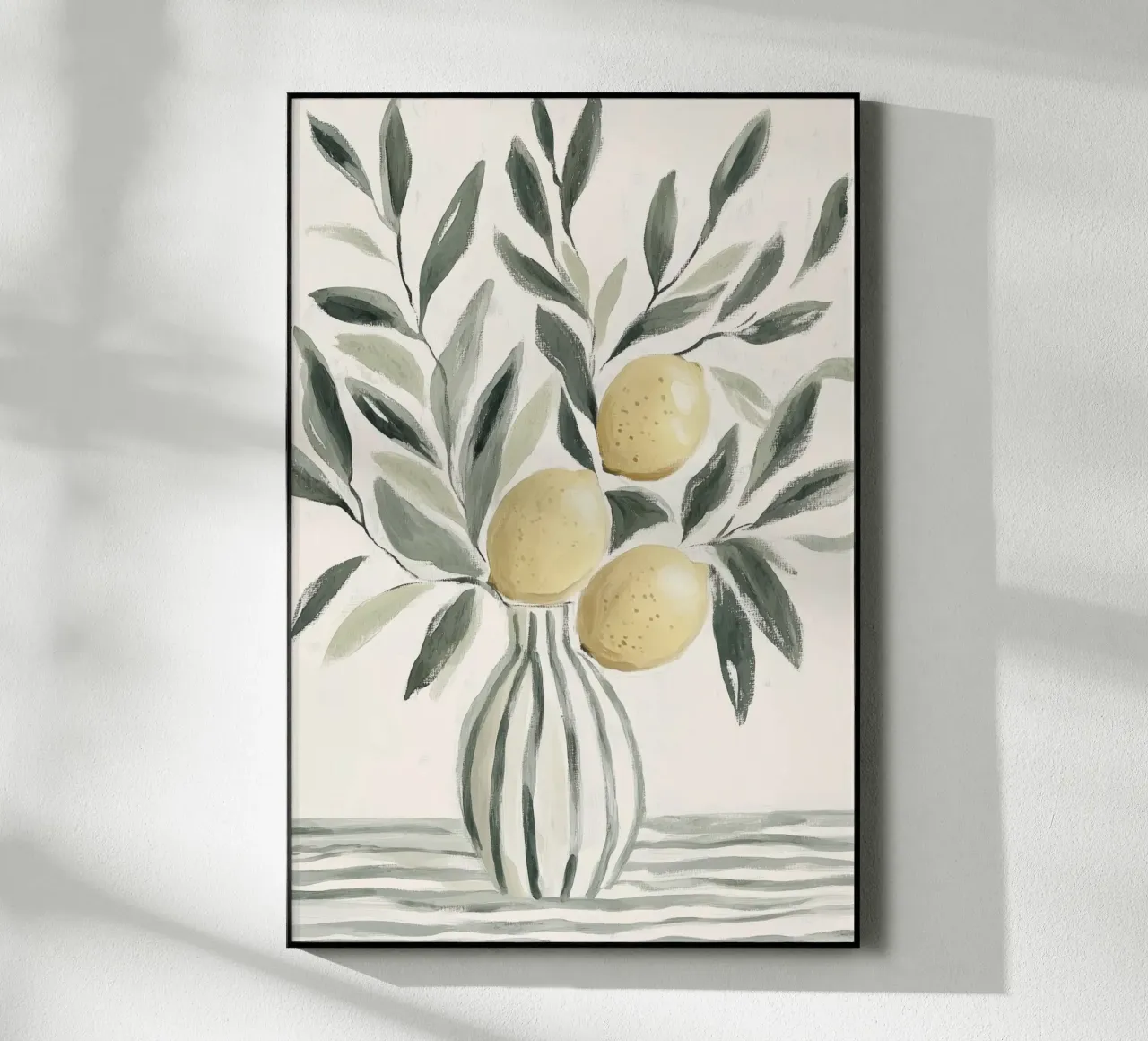 Alberi di limone in vaso plexiglass da Melloi Art Print