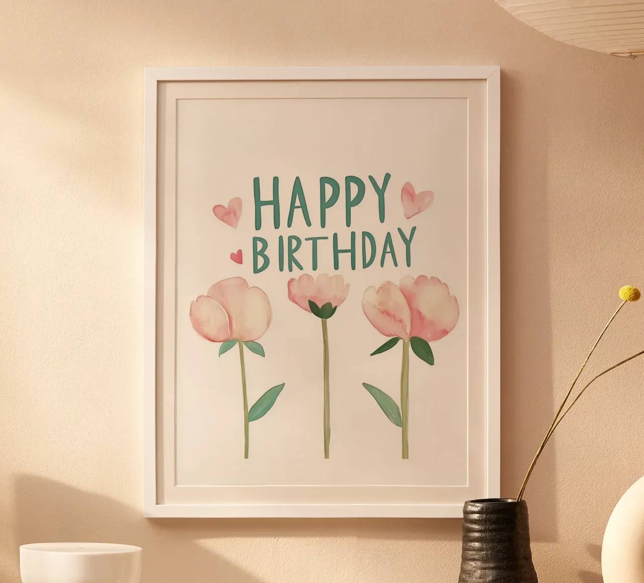 Happy Birthday No 2 carta hahnemühle da treechild