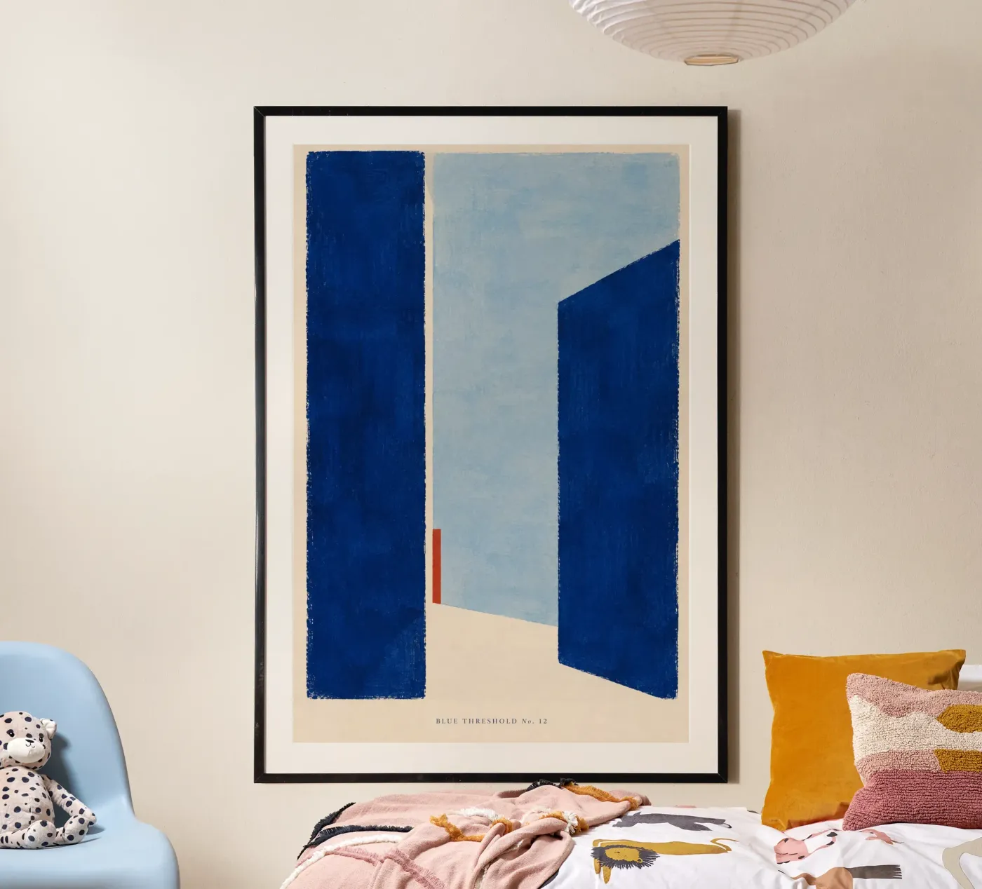 Blue Threshold No. 12 poster da GEOMETRIC STUDIO