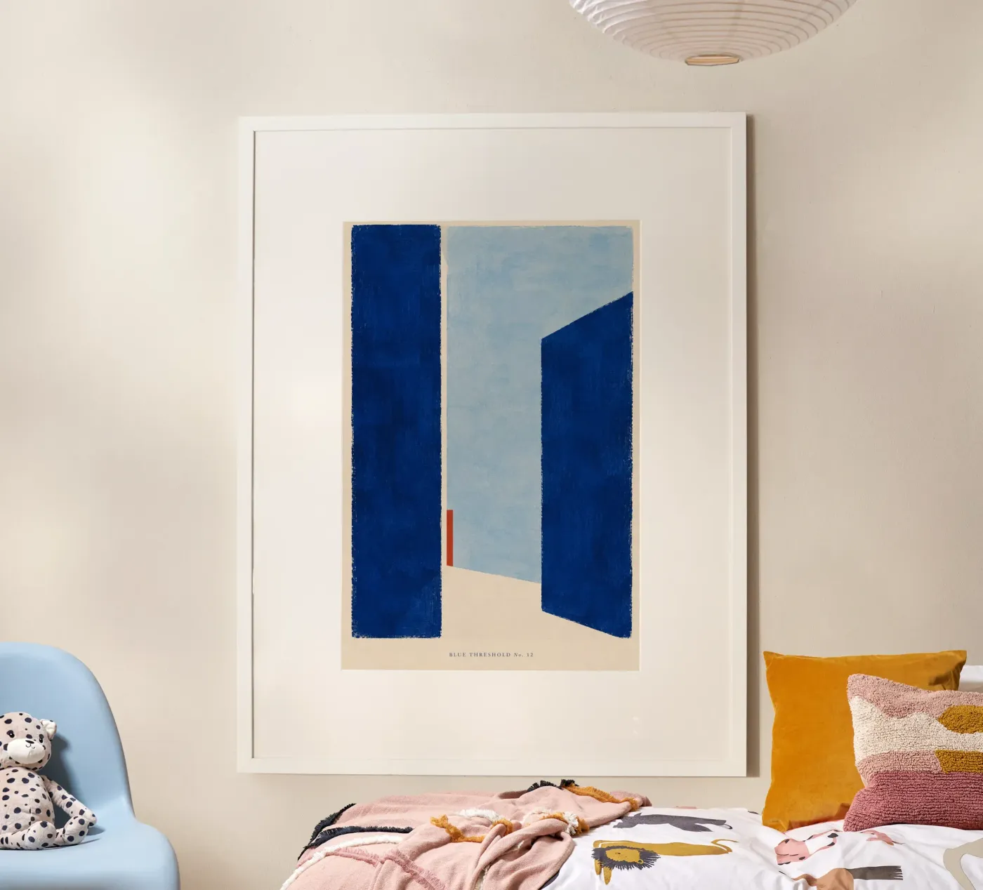 Blue Threshold No. 12 poster da GEOMETRIC STUDIO