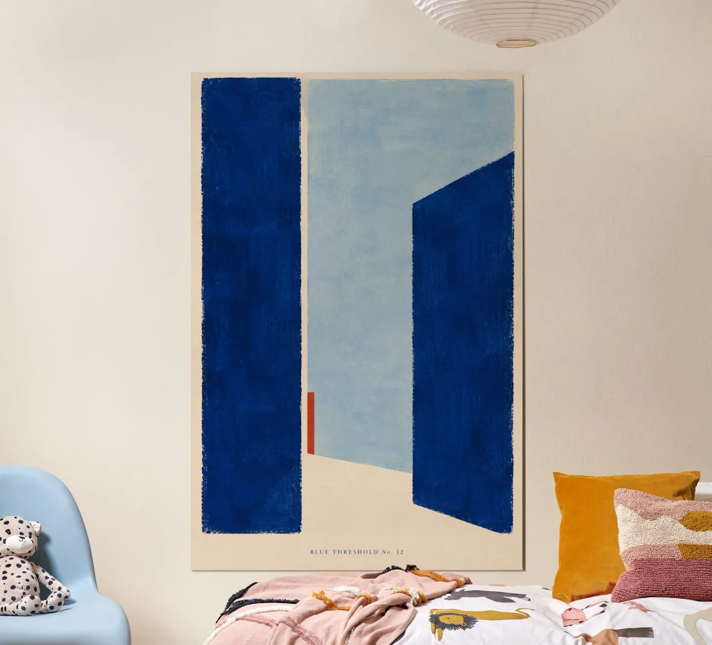 Blue Threshold No. 12 poster da GEOMETRIC STUDIO