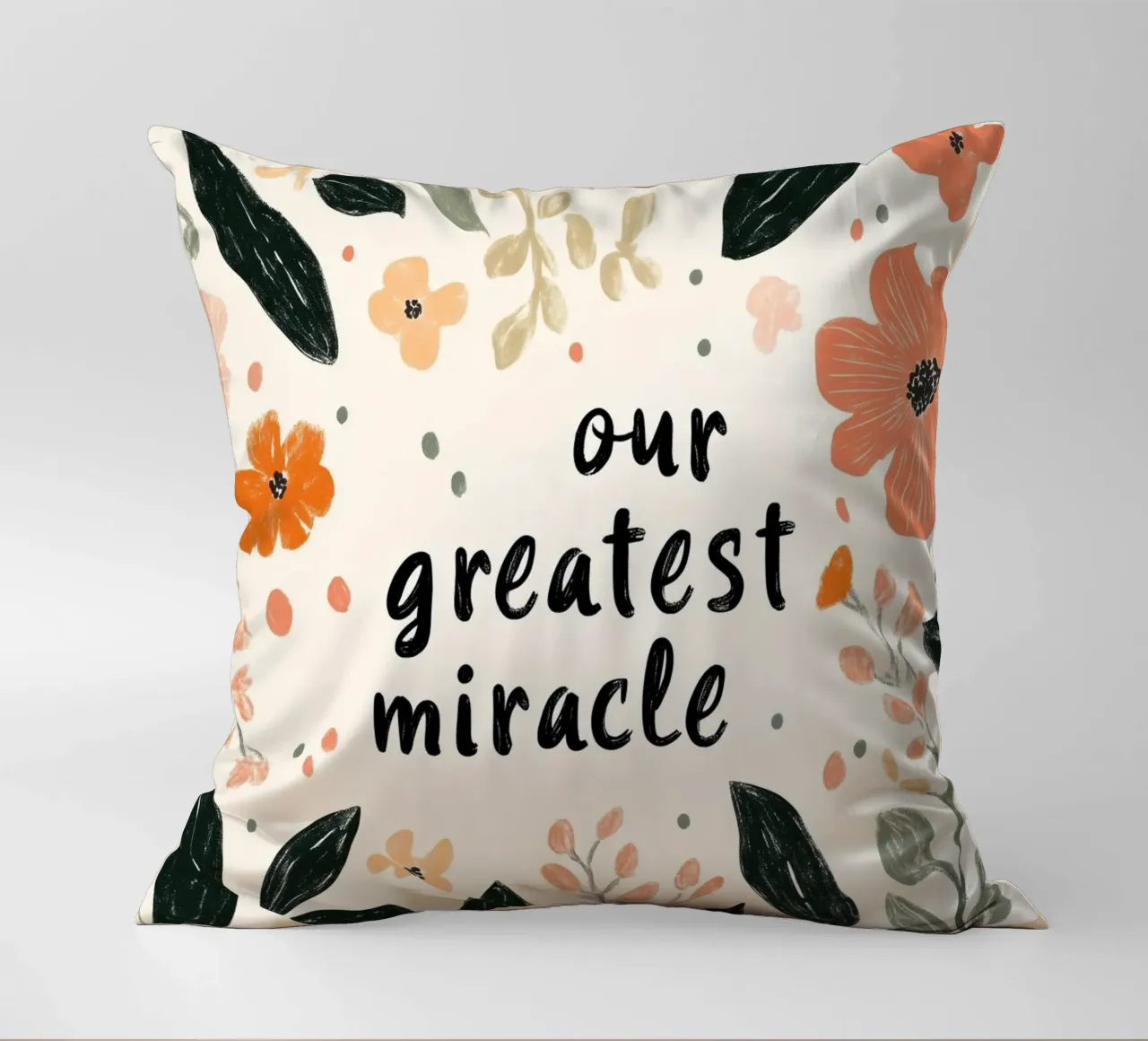 Our Greatest Miracle (No 2) cuscino da treechild