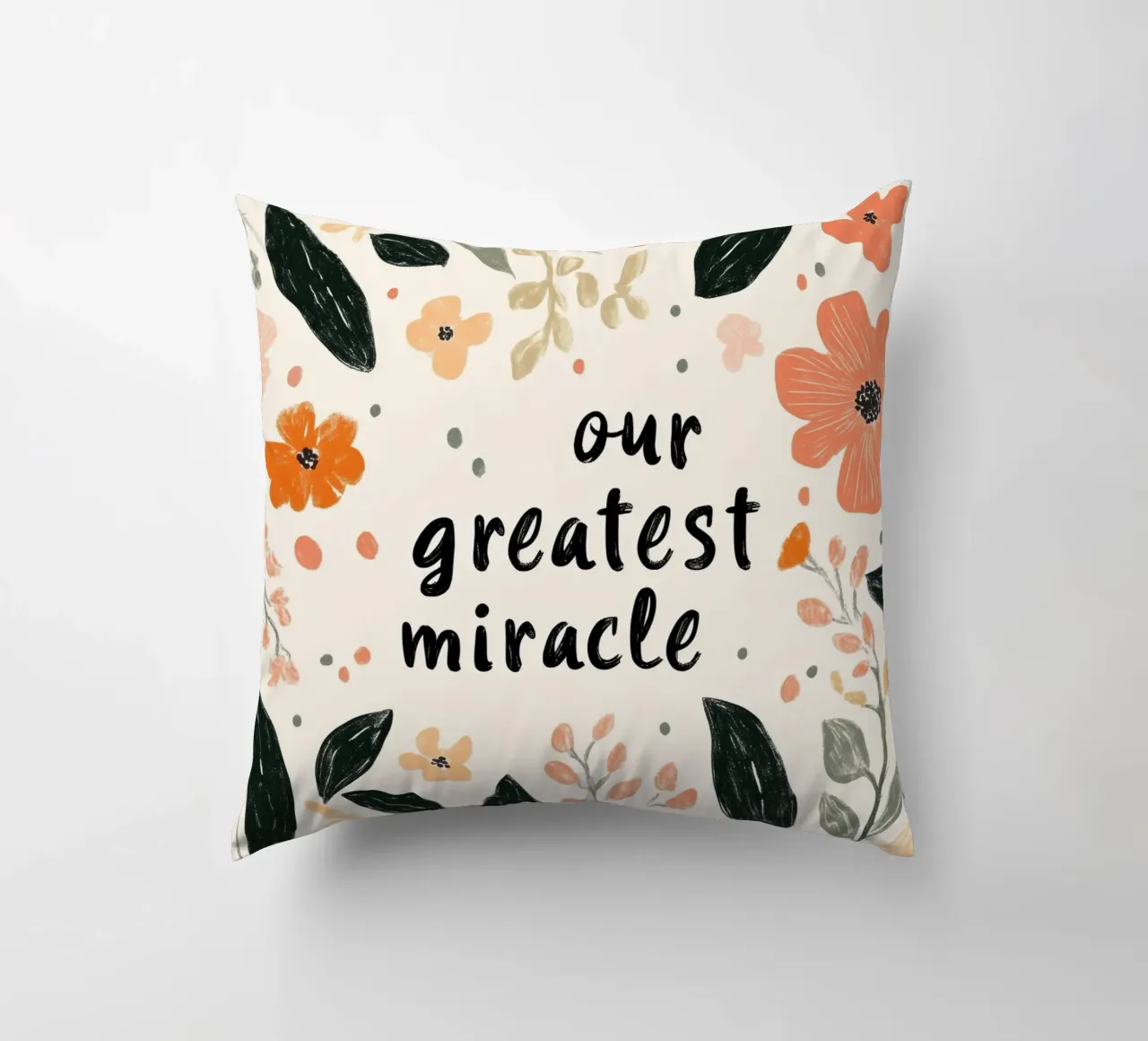 Our Greatest Miracle (No 2) cuscino da treechild
