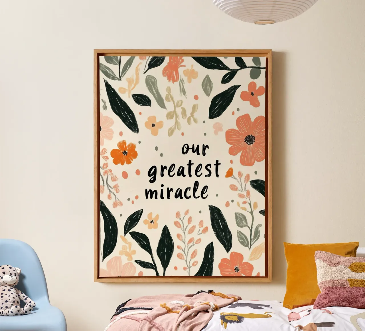 Our Greatest Miracle (No 2) Leinwand von treechild