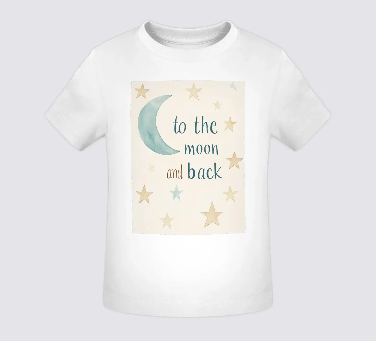 To The Moon And Back No 3 maglietta neonato da treechild
