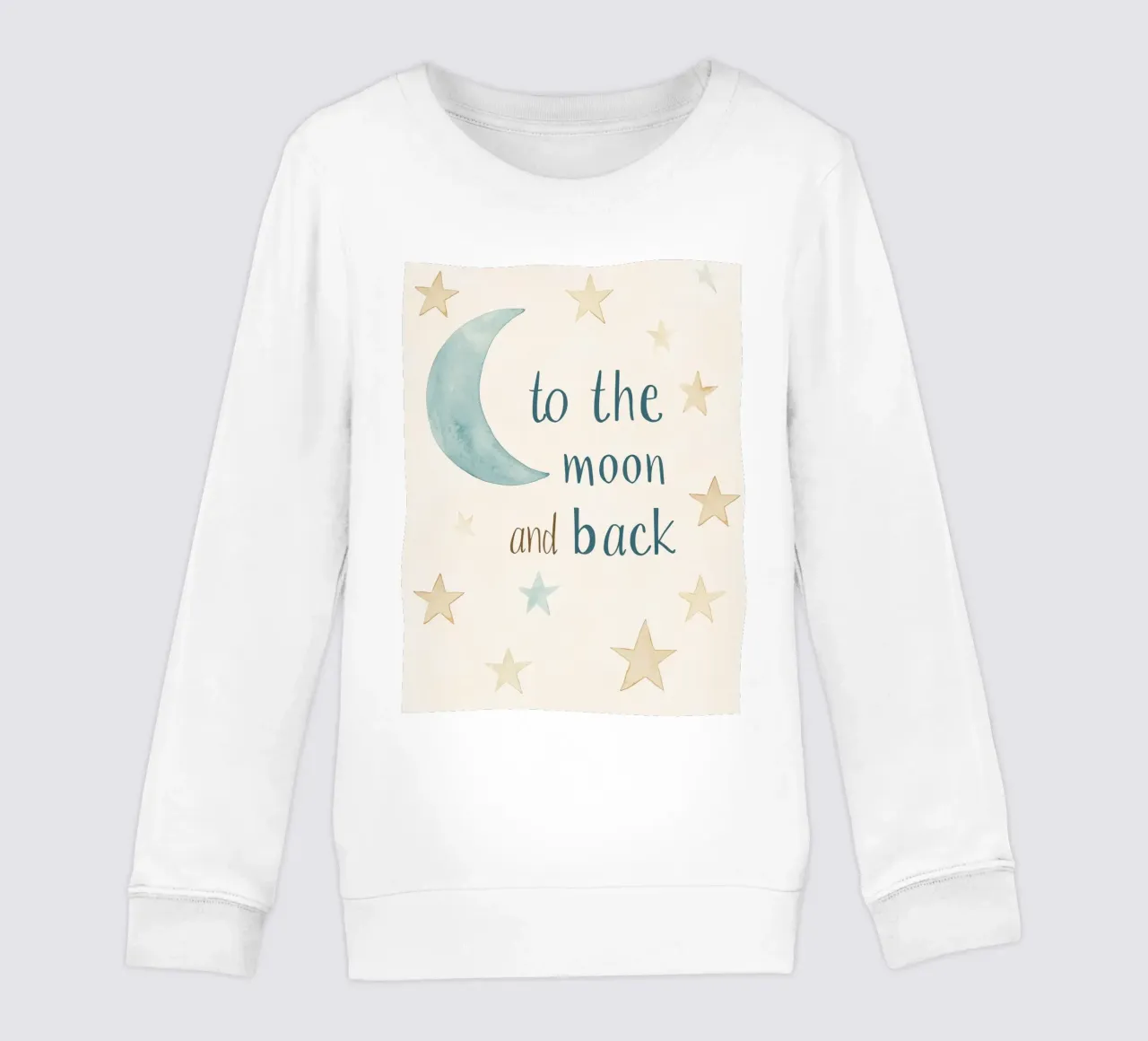 To The Moon And Back No 3 felpa bambino da treechild