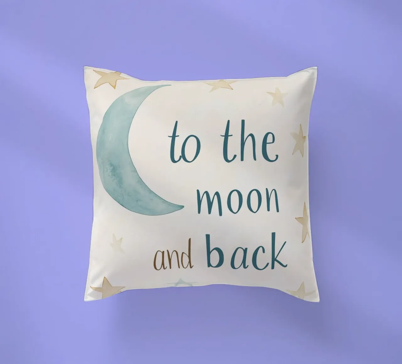 To The Moon And Back No 3 cuscino da treechild