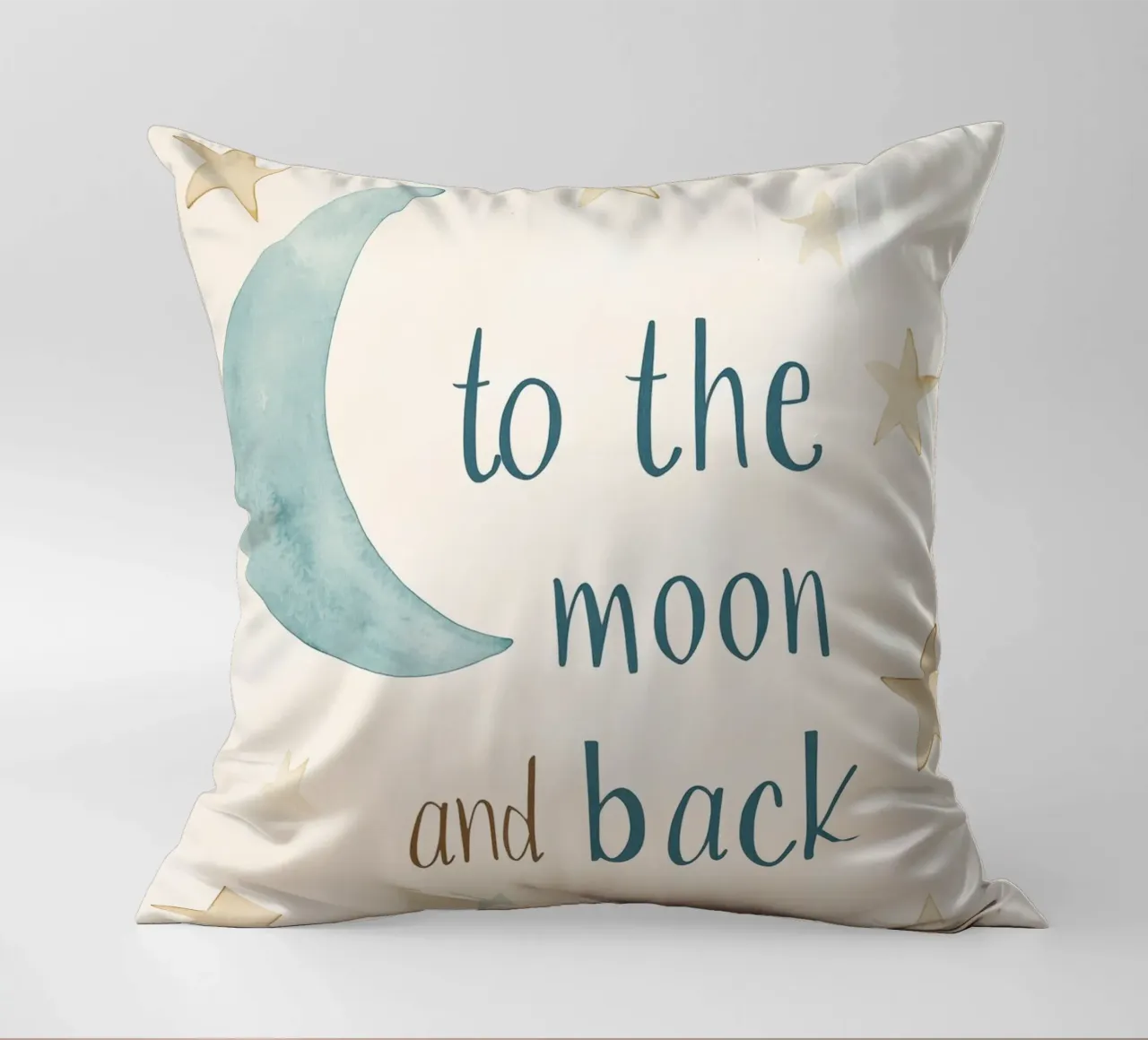 To The Moon And Back No 3 cuscino da treechild