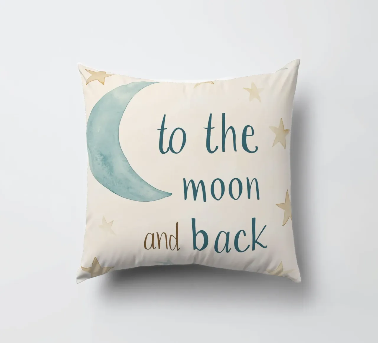 To The Moon And Back No 3 cuscino da treechild